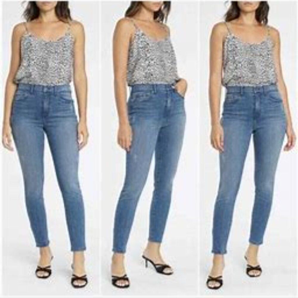 Pistola Revolve High Rise Cut Hem Stretch Comfort Jeans Size 27